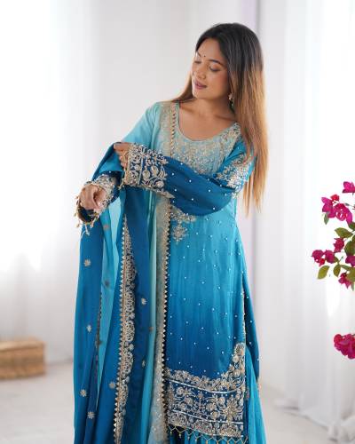 SP-01 COLOUR’S BY SP DESIGNER CHINON SILK KURTIS WHOLESALER IN INDIA